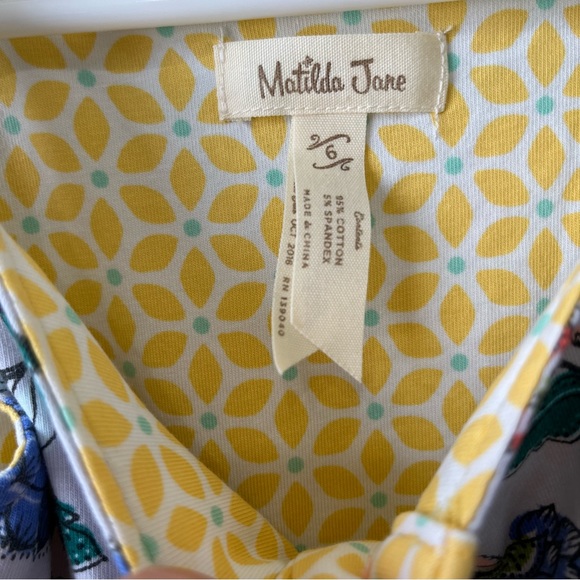 Matilda Jane Tag You’re It Floral Ruffle Dress - Picture 5 of 8